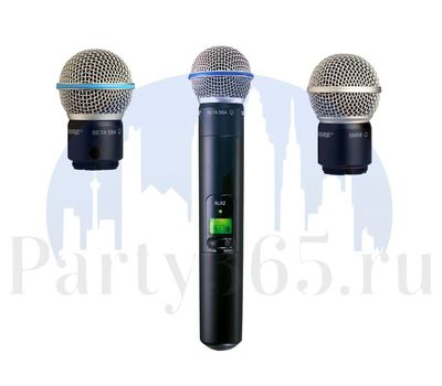 Аренда, прокат SHURE BLX24E/B58 M17 вокальная  радиосистема 1800 р/сут в Москве на party365.ru 
